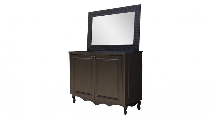 آینه و کنسول قهوه ای تیره - مدل NC آینه و کنسول قهوه ای تیره - مدل NC