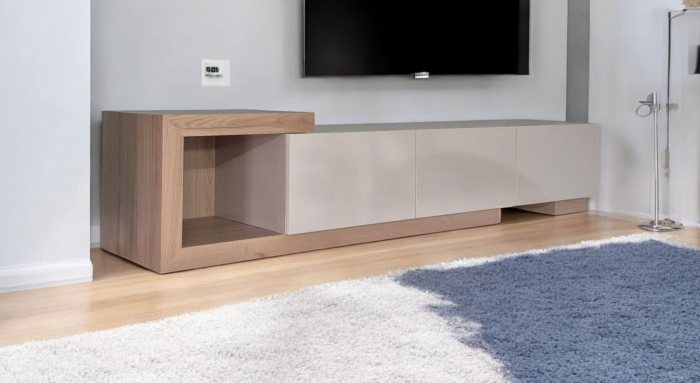 میز تلویزیون دوتکه مدل DIBA