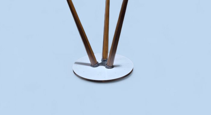 میز عسلی گرد دوعددی 42*42