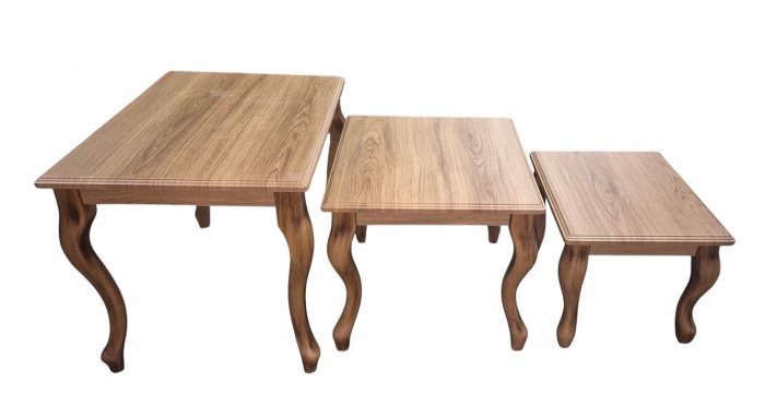 میز عسلی مدل V قهوه ای روشن میز عسلی مدل V قهوه ای روشن