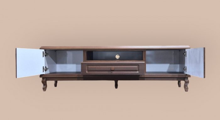 میز تلویزیون مدل V دستگیره چوبی