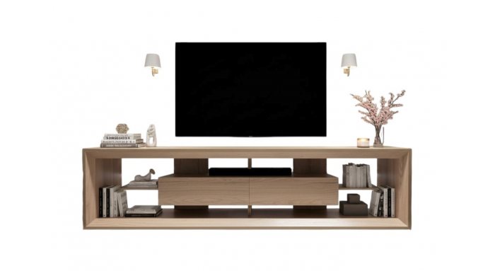 میز تلویزیون طرح MT دو کشو