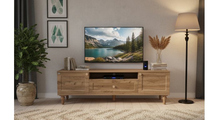 میز تلویزیون طرح چوب مدل RAMONA میز تلویزیون طرح چوب مدل RAMONA