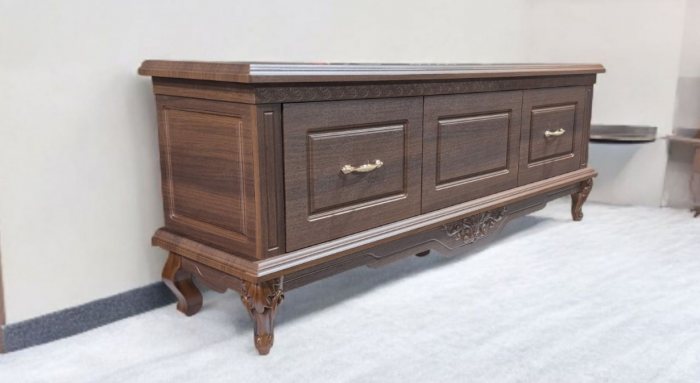 میزتلویزیون کلاسیک ارتفاع بلند کمد دار