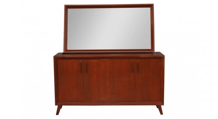 آینه کنسول روکش چوب راش مدل MT-WOOD