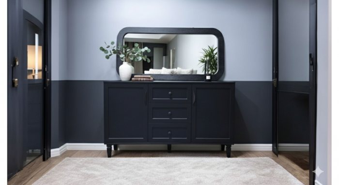 آینه کنسول رامونا 150 مشکی