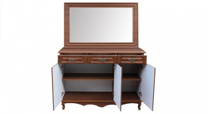 آینه کنسول سه درب مدل V آینه کنسول سه درب مدل V