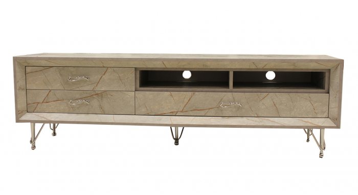 میز تلویزیون مدل MT-160 LIGHT MARBLE