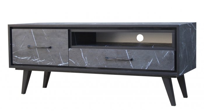 میز LED طرح سنگ مرمر مدل R-120 MARBLE BLACK میز LED طرح سنگ مرمر مدل R-120 MARBLE BLACK