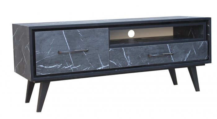 میز LED طرح سنگ مرمر مدل R-120 MARBLE BLACK میز LED طرح سنگ مرمر مدل R-120 MARBLE BLACK